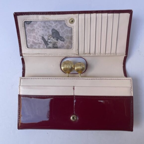 Ted Baker Bobble Patent Leather Wallet with Flaws - Picture 4 of 15